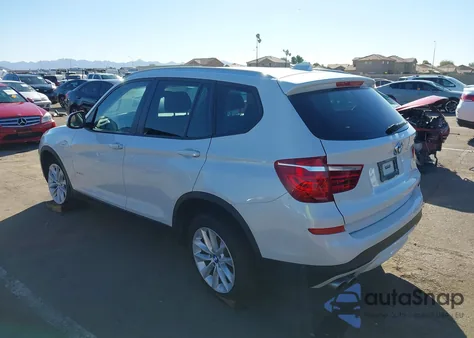 2017 BMW X3 xDrive28I z USA, uszkodzony, nr VIN 5UXWX9C3XH0T19402